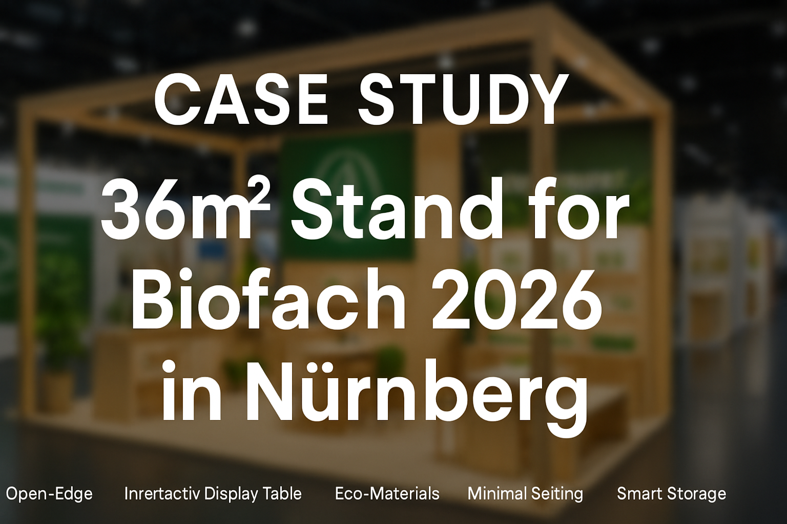 Case Study: 36m² Stand for Biofach 2026 in Nürnberg