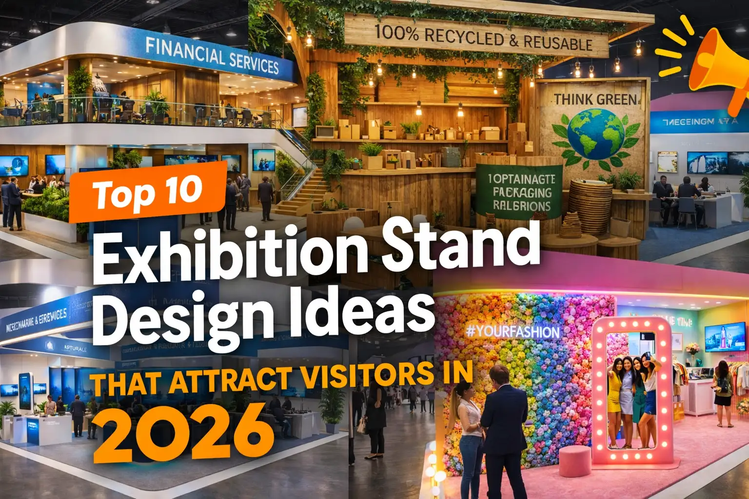 Top 10 Exhibition Stand Design Ideas That Attract Visitors in 2026