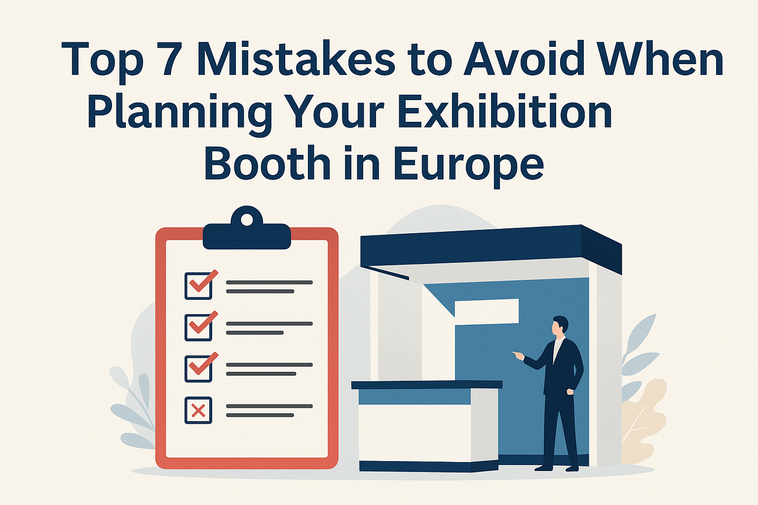 Top 7 Mistakes to Avoid When Planning Your Exhibition Booth in Europe